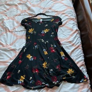 Black Floral Dress